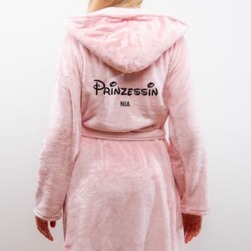 Personalisierbarer Bademantel Prinzessin - Design