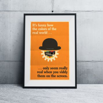 A Clockwork Orange - Filmzitate Poster - Design
