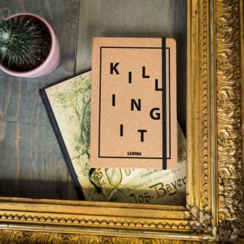 Personalisierbares Kork Notizbuch - Killing It Design