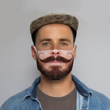 Gesichtsmaske Schnurrbart - Design