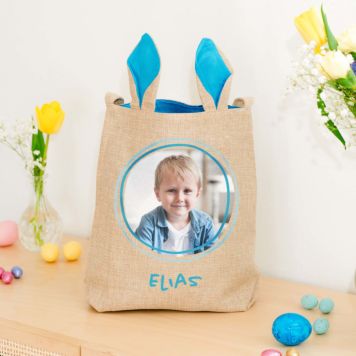 Personalisierbares Osternest mit Foto und Name - Design